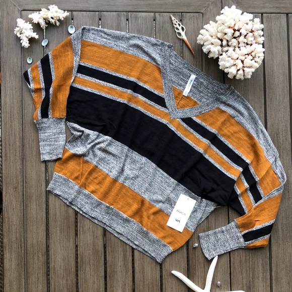 🌴🔆RVCA- CARTER SWEATER🔆🌴 - Picture 2 of 13